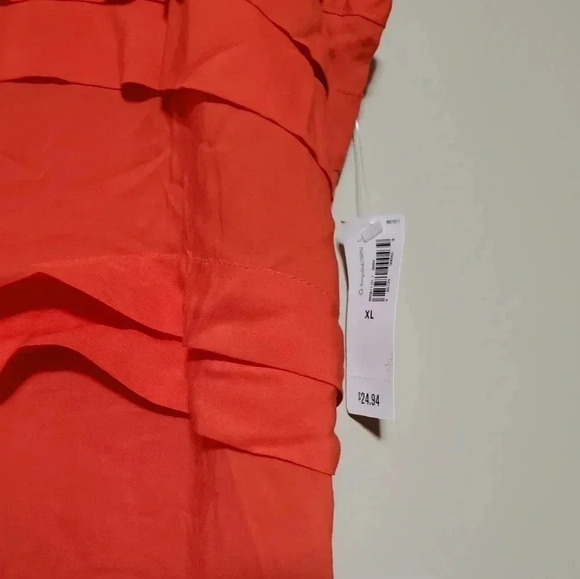 Old Navy Women’s Size XL Sleeveless Top Orange Tank Blouse NWT - Picture 3 of 5